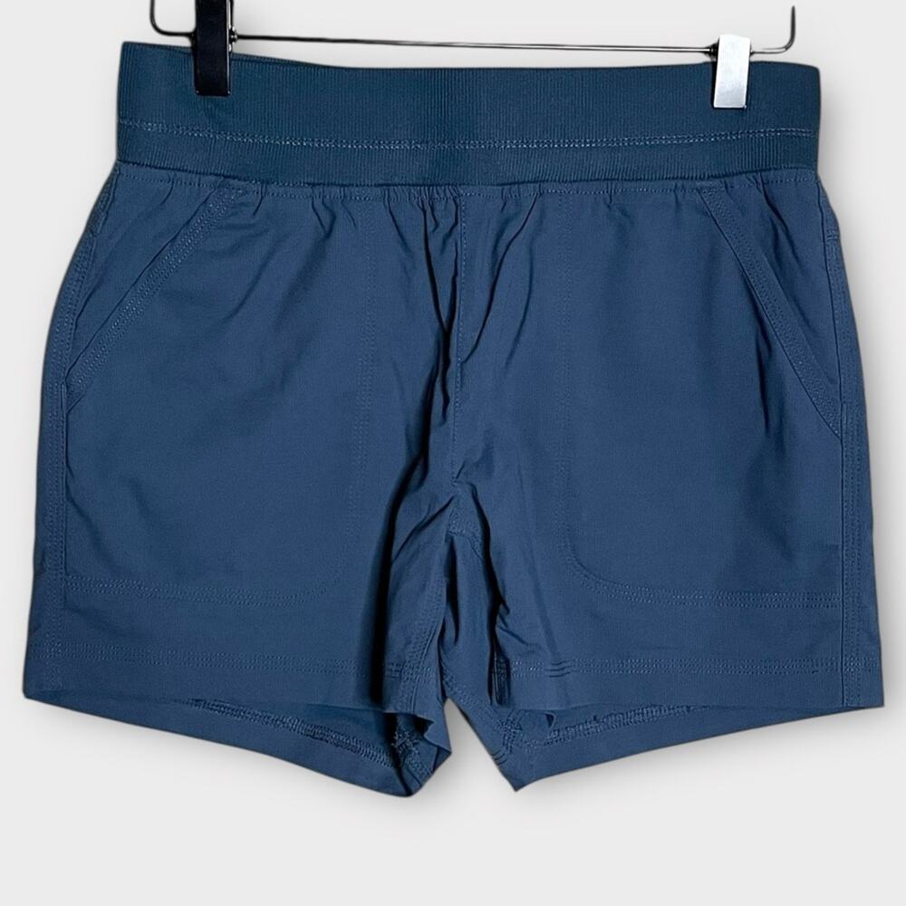 TITLE NINE Clamberista Navy Hiking Travel Active Shorts 4" Inseam Size 2 - Picture 2 of 9